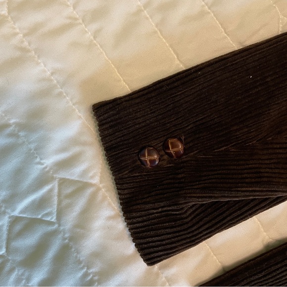 Vintage Sears chocolate brown corduroy blazer Medium - Picture 3 of 7